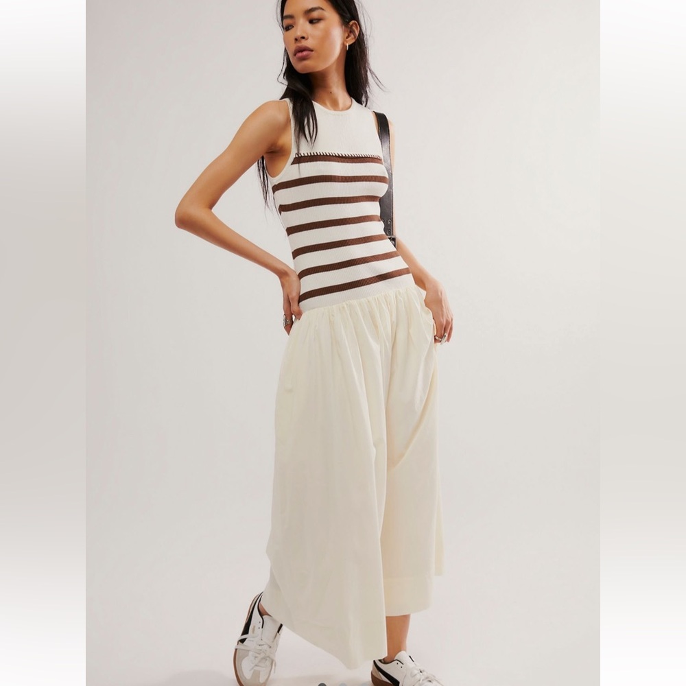 SOVERE Rhythm Stripe Mix Dress
